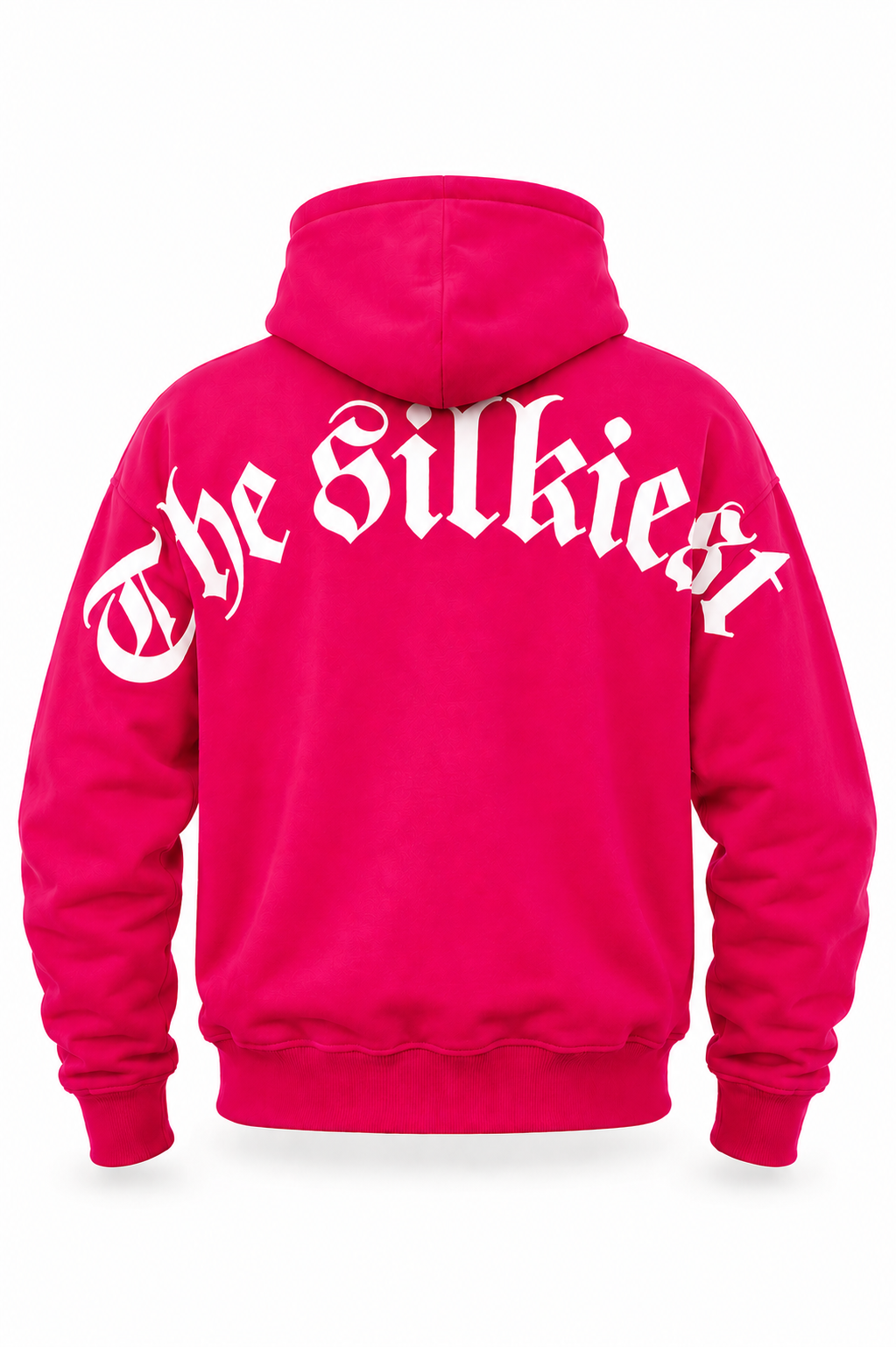 Le sweat à capuche le plus soyeux rose