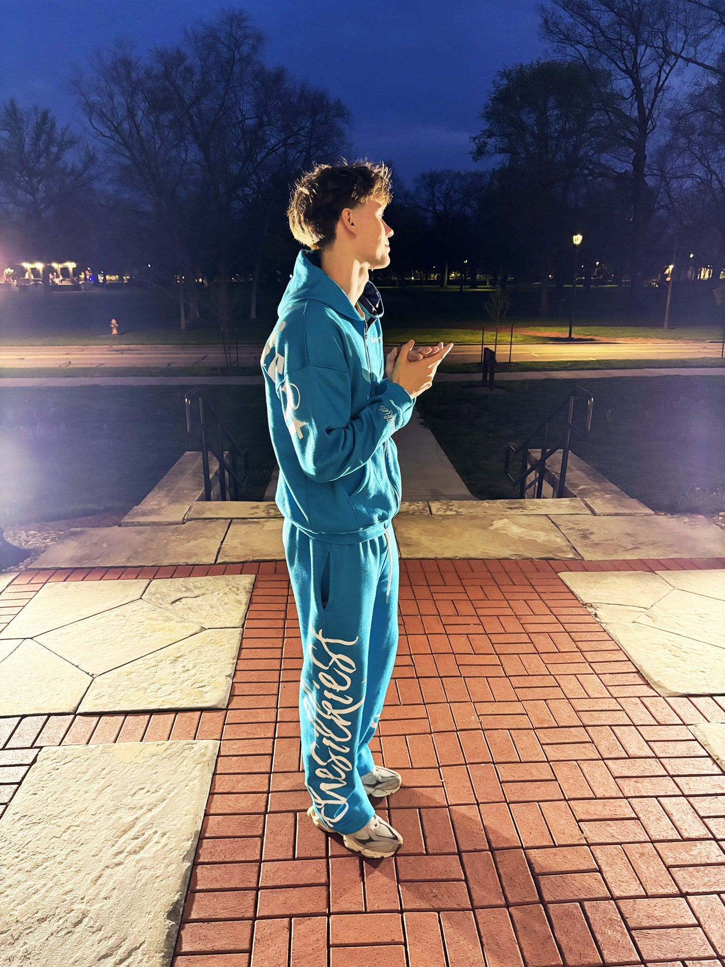 Le pantalon de jogging le plus soyeux - Bleu